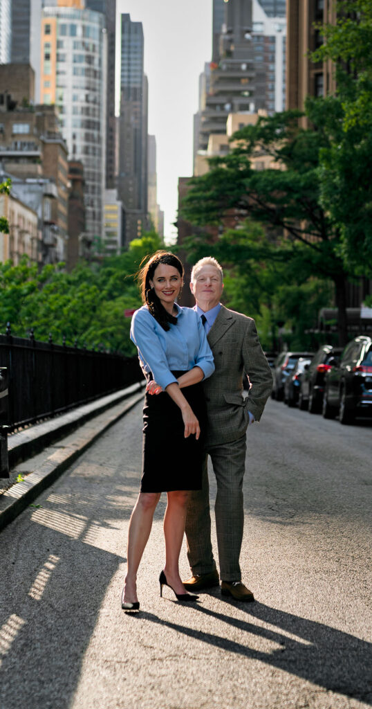 Leslie Hirsch & Howard Morrel in Manhattan.