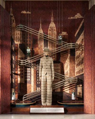 oro Piana immersive installation at Bergdorf Goodman Fifth Avenue