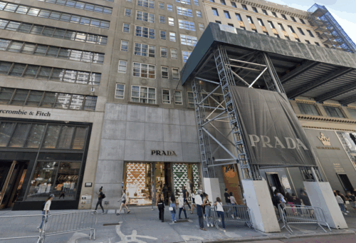 Rendering of Prada Fifth Avenue skyscraper in Manhattan